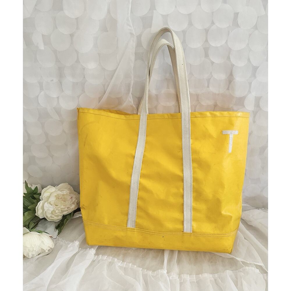 MARK & GRAHAM X STEELE WATERPROOF TOTE Bag X Large Monogram L Heavy Duty